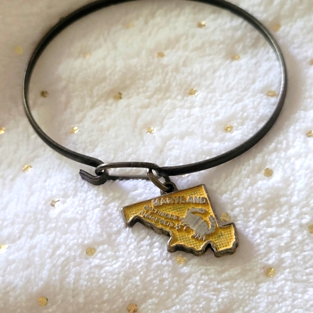 Maryland Charm Bracelet Bangle
